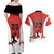 Custom Canada Basketball Couples Matching Off Shoulder Maxi Dress and Hawaiian Shirt Go Champions Team Canada