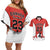 Custom Canada Basketball Couples Matching Off Shoulder Short Dress and Hawaiian Shirt Go Champions Team Canada