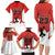 Custom Canada Basketball Family Matching Long Sleeve Bodycon Dress and Hawaiian Shirt Go Champions Team Canada