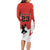 Custom Canada Basketball Family Matching Long Sleeve Bodycon Dress and Hawaiian Shirt Go Champions Team Canada