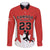 Custom Canada Basketball Family Matching Off The Shoulder Long Sleeve Dress and Hawaiian Shirt Go Champions Team Canada