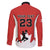 Custom Canada Basketball Family Matching Off The Shoulder Long Sleeve Dress and Hawaiian Shirt Go Champions Team Canada