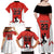 Custom Canada Basketball Family Matching Off Shoulder Maxi Dress and Hawaiian Shirt Go Champions Team Canada