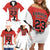 Custom Canada Basketball Family Matching Off Shoulder Short Dress and Hawaiian Shirt Go Champions Team Canada