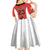 Custom Canada Basketball Kid Short Sleeve Dress Go Champions Team Canada