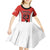 Custom Canada Basketball Kid Short Sleeve Dress Go Champions Team Canada