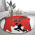 Custom Canada Basketball Round Carpet Go Champions Team Canada