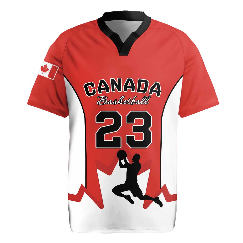 Custom Canada Basketball Rugby Jersey Go Champions Team Canada