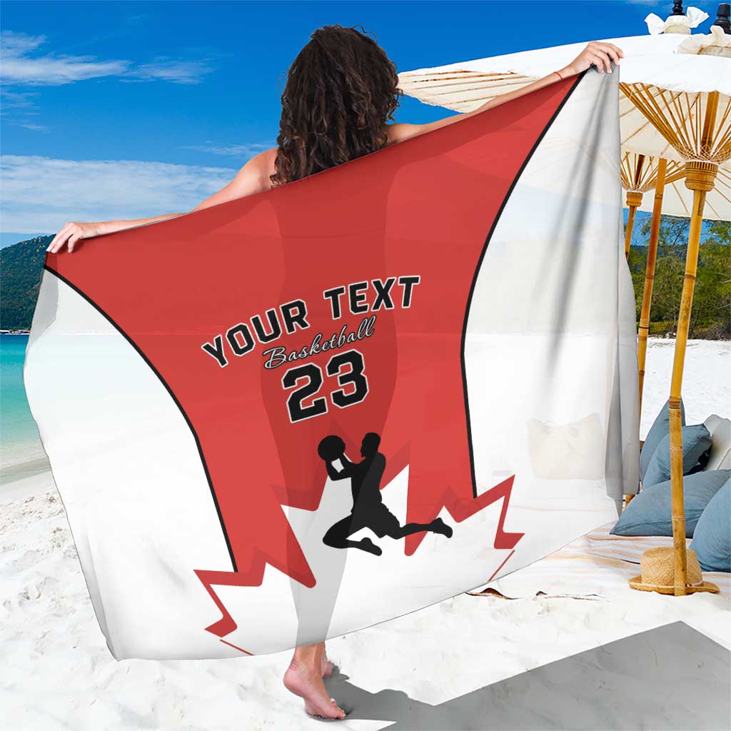 Custom Canada Basketball Sarong Go Champions Team Canada