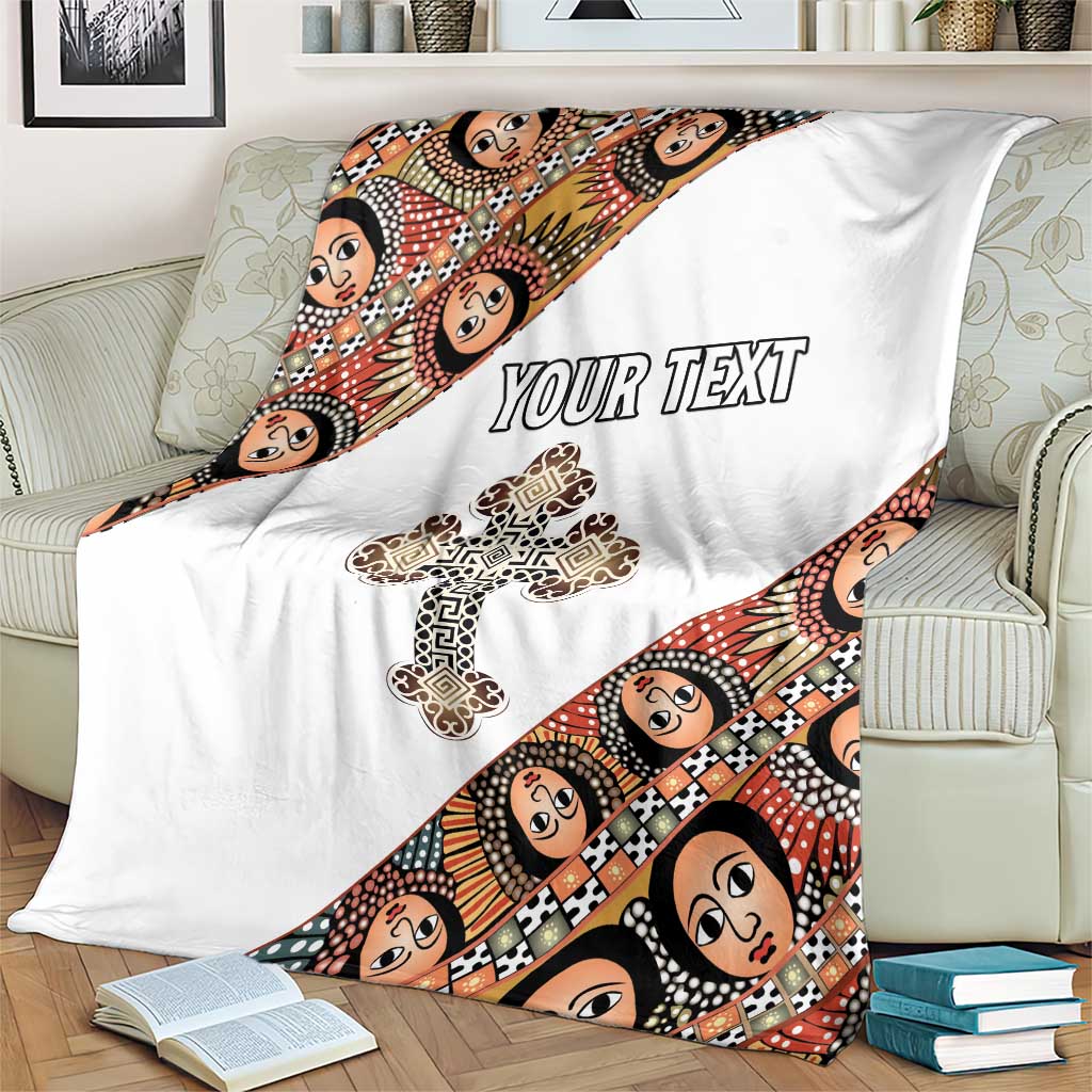 Personalized Ethiopian Orthodox Church Angel Blanket