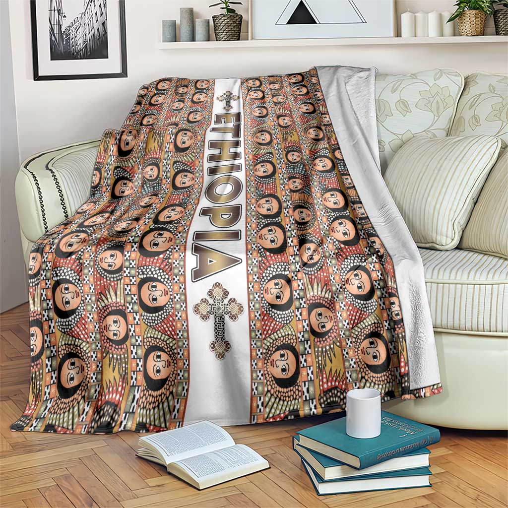 Ethiopian Tewahedo Angel Orthodox Blanket
