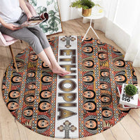 Ethiopian Tewahedo Angel Orthodox Round Carpet