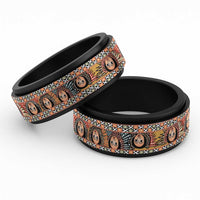 Ethiopian Tewahedo Angel Orthodox Spinner Ring - Wonder Print Shop
