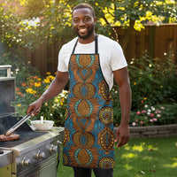 Tribal Earth African Ankara Pattern Apron