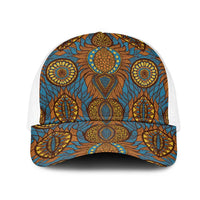 Tribal Earth African Ankara Pattern Baseball Net Cap