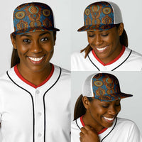 Tribal Earth African Ankara Pattern Baseball Net Cap