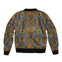 Tribal Earth African Ankara Pattern Bomber Jacket