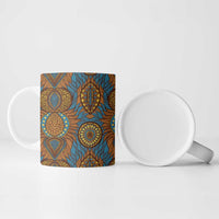 Tribal Earth African Ankara Pattern Ceramic Mug