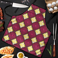 Ruby Gold African Ankara Pattern Apron