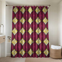 Ruby Gold African Ankara Pattern Bathroom Set