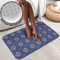 Indigo Diamond African Ankara Pattern Bathroom Set