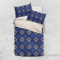 Indigo Diamond African Ankara Pattern Bedding Set