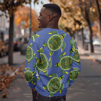Emerald Turtle African Ankara Pattern Sweatshirt