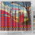 Kenya Adumu Dance Shower Curtain Maasai Shuka Pattern - Kenyan Safari