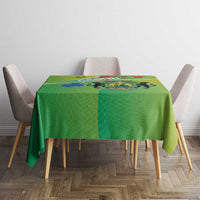 Gabon Independence Day Tablecloth Coat Of Arms With Map - Wonder Print Shop