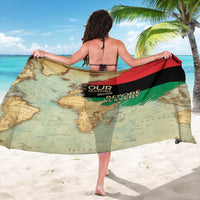 Pan African Flag Day Sarong Our History Started Before Slavery - Wonder Print Shop