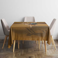 Morocco Christmas in Sahara Tablecloth Black Santa Riding Camel - Wonder Print Shop