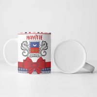Personalized Mayotte Christmas Ceramic Mug Joyeux Noel - Wonder Print Shop