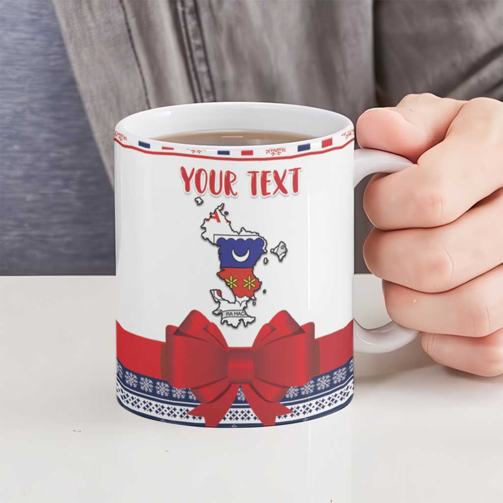Personalized Mayotte Christmas Ceramic Mug Joyeux Noel - Wonder Print Shop