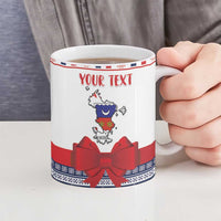 Personalized Mayotte Christmas Ceramic Mug Joyeux Noel - Wonder Print Shop