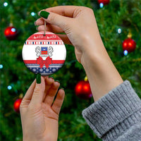 Mayotte Christmas Ceramic Ornament Joyeux Noel - Wonder Print Shop