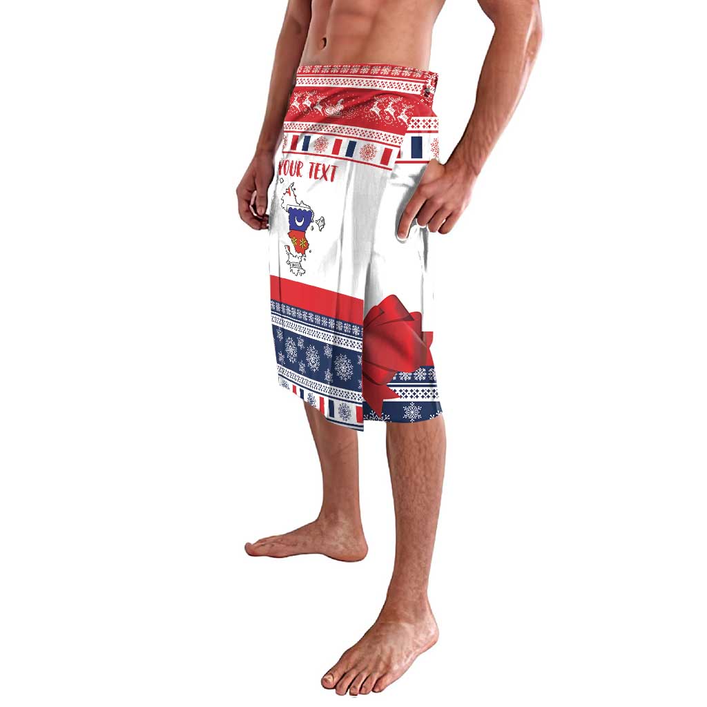 Personalized Mayotte Christmas Lavalava Joyeux Noel - Wonder Print Shop