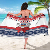 Mayotte Christmas Sarong Joyeux Noel - Wonder Print Shop
