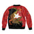 East Timor Independence Day Bomber Jacket 49th Anniversary - Crocodile Curve Style - Wonder Print Shop