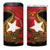 East Timor Independence Day 4 in 1 Can Cooler Tumbler 49th Anniversary - Crocodile Curve Style - Wonder Print Shop