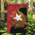 East Timor Independence Day Garden Flag 49th Anniversary - Crocodile Curve Style - Wonder Print Shop