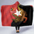 East Timor Independence Day Hooded Blanket 49th Anniversary - Crocodile Curve Style