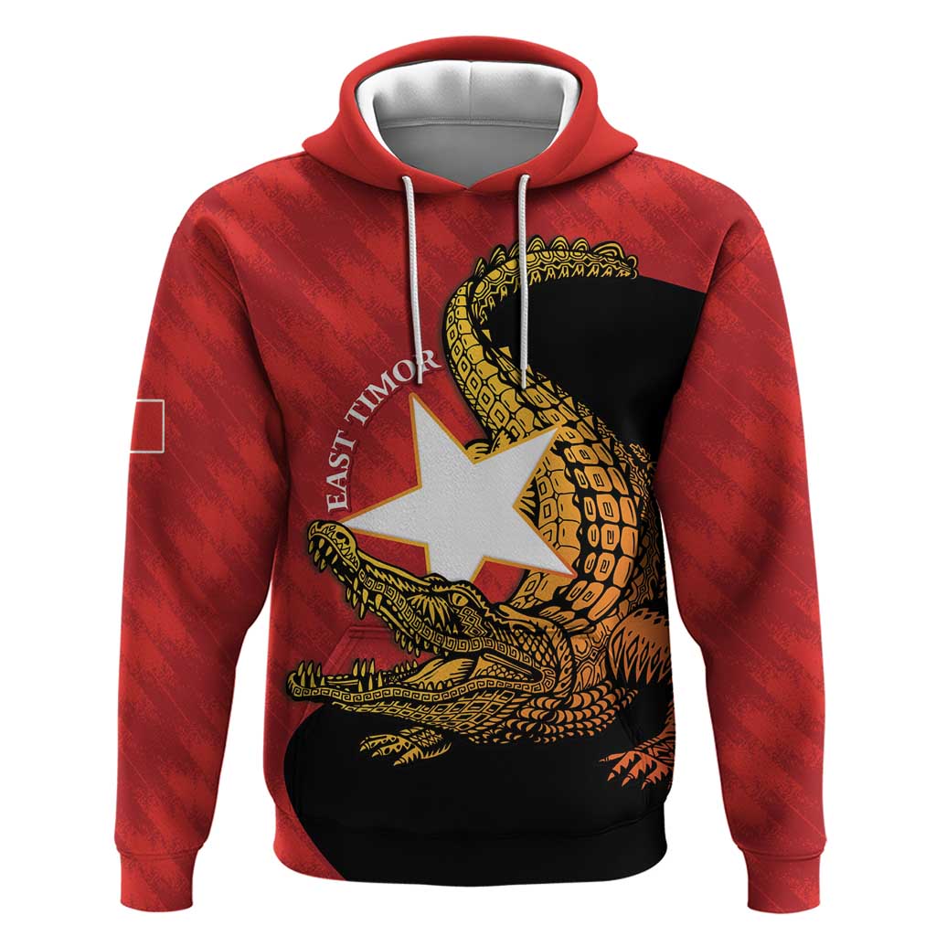 East Timor Independence Day Hoodie 49th Anniversary - Crocodile Curve Style - Wonder Print Shop