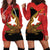 East Timor Independence Day Hoodie Dress 49th Anniversary - Crocodile Curve Style