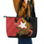 East Timor Independence Day Leather Tote Bag 49th Anniversary - Crocodile Curve Style - Wonder Print Shop