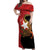 East Timor Independence Day Off Shoulder Maxi Dress 49th Anniversary - Crocodile Curve Style - Wonder Print Shop