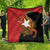 East Timor Independence Day Quilt 49th Anniversary - Crocodile Curve Style - Wonder Print Shop