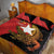 East Timor Independence Day Quilt Bed Set 49th Anniversary - Crocodile Curve Style - Wonder Print Shop