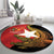 East Timor Independence Day Round Carpet 49th Anniversary - Crocodile Curve Style