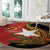 East Timor Independence Day Round Carpet 49th Anniversary - Crocodile Curve Style