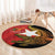 East Timor Independence Day Round Carpet 49th Anniversary - Crocodile Curve Style